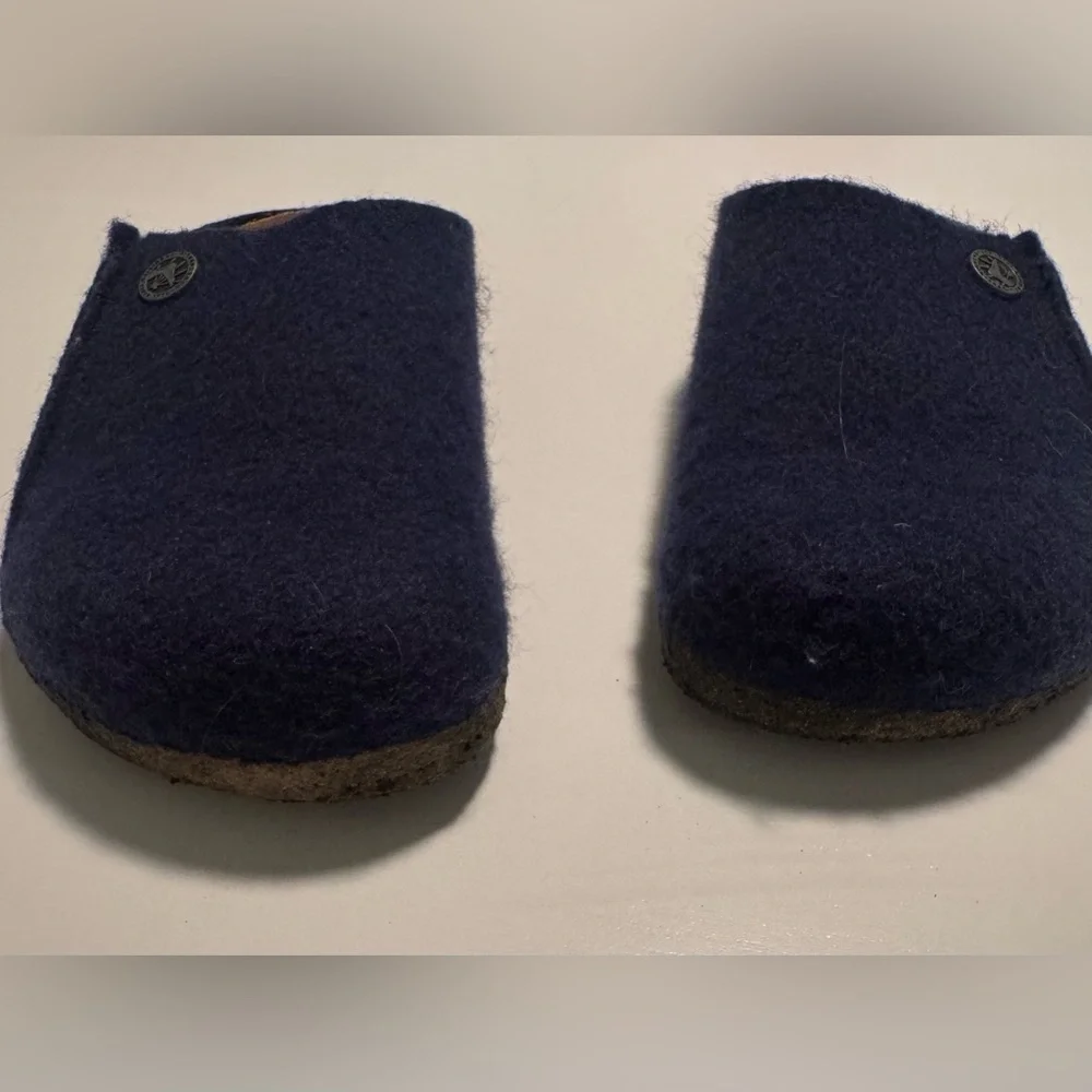 Birkenstock Kids Navy Slippers